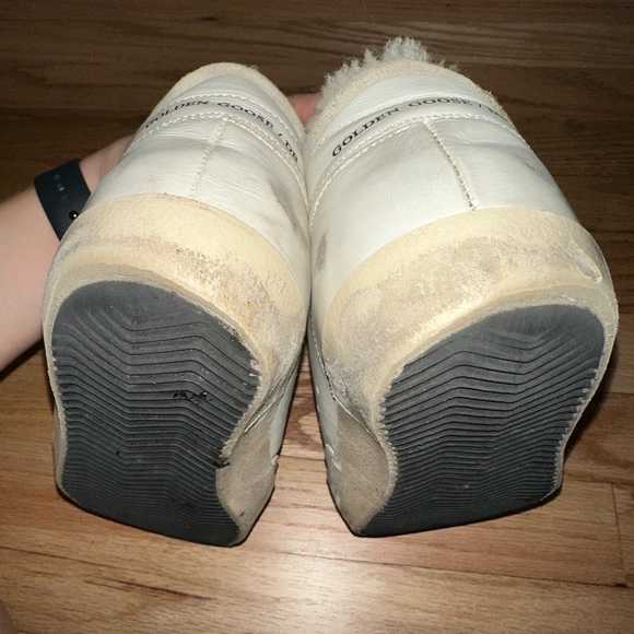 Golden Goose Leather / Shearling Leopard Superstar- Size 40 - Picture 7 of 8